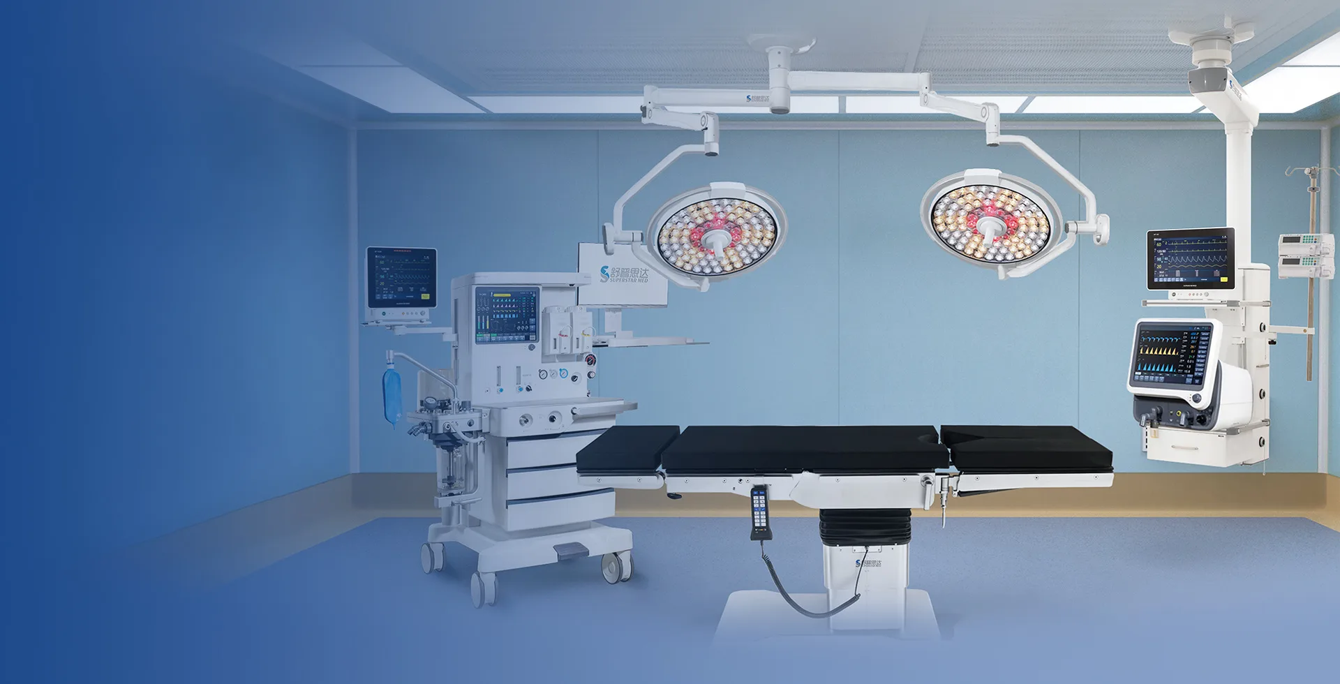 对应ICU、NICU、手术室整体配套解决方案
